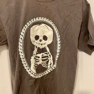 Glow in the Dark Conjoined Skeletons Mutter Museum T-Shirt (S)